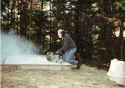 Steve Cuts the Holes